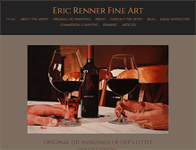 Tablet Screenshot of ericrennerfineart.com